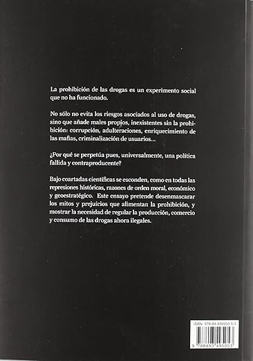 LIBRO | SOBRE DROGAS Y PROHIBICIONES JORDI CEBRIAN