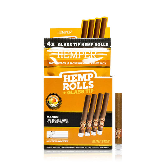 HEMPER | HEMP ROLLS + GLASS TIPS