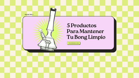 PACHE TIPS: CÓMO MANTENER LIMPIO TU BONG Y ACCESORIOS