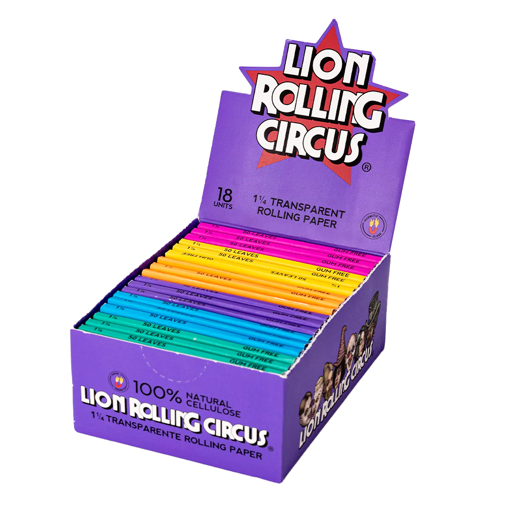 LION ROLLING CIRCUS | TRANSPARENT ROLLING PAPERS