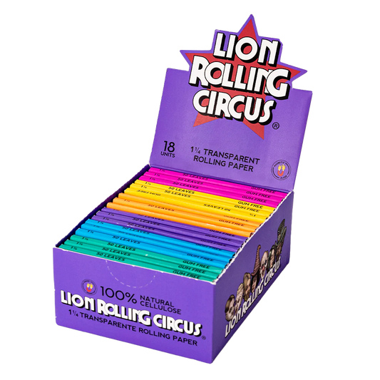 LION ROLLING CIRCUS | TRANSPARENT ROLLING PAPERS