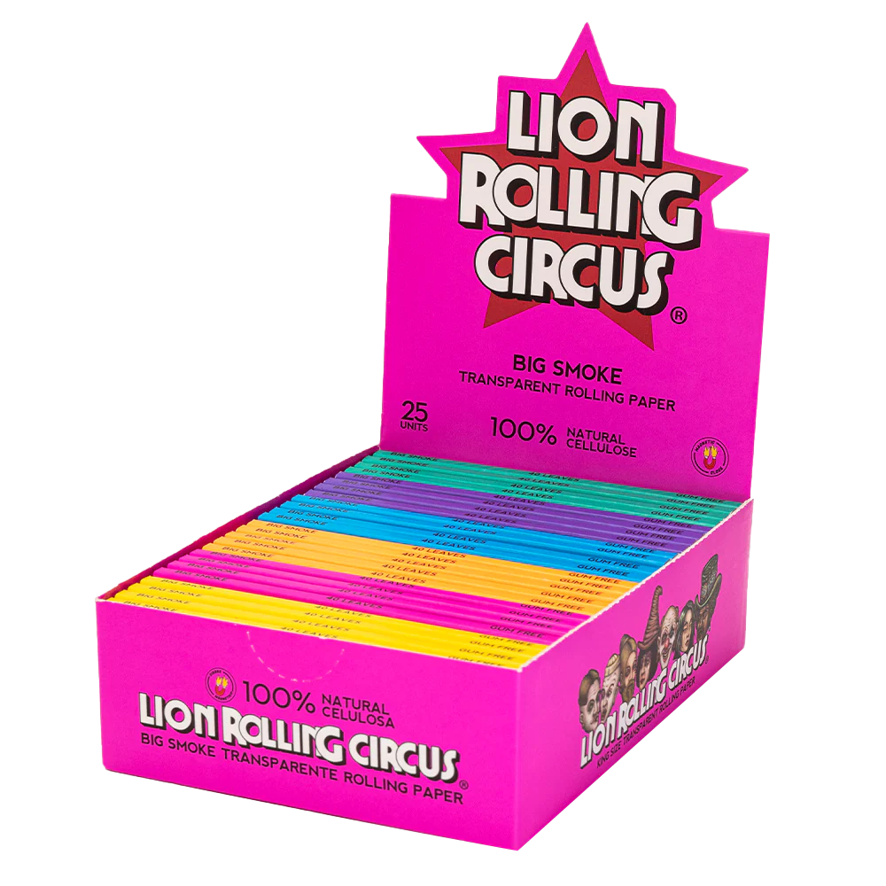 LION ROLLING CIRCUS | TRANSPARENT ROLLING PAPERS