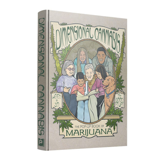 LIBRO DIMENSIONAL CANNABIS POP-UP