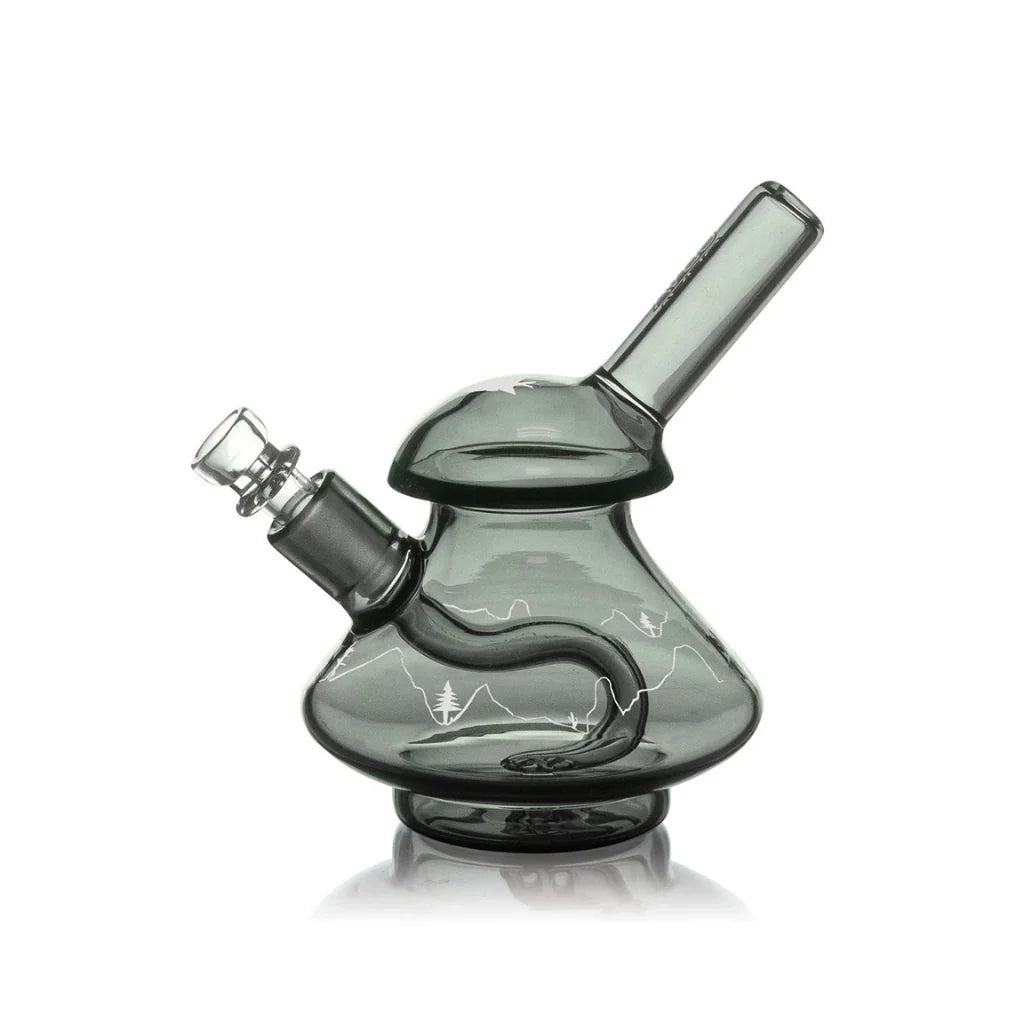 GRAV X LRG | HUSTLE TREES WOBBLE BUBBLER IN SMOKE