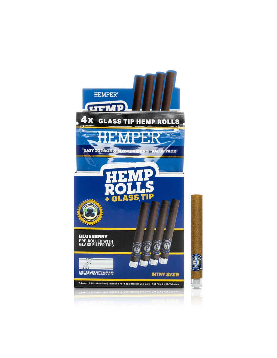 HEMPER | HEMP ROLLS + GLASS TIPS