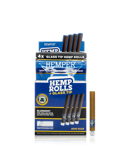 HEMPER | HEMP ROLLS + GLASS TIPS