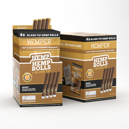 HEMPER | HEMP ROLLS + GLASS TIPS