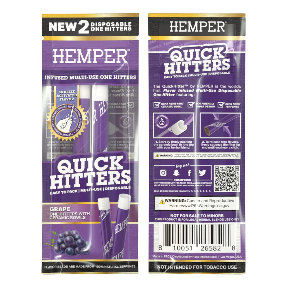 HEMPER | QUICK HITTERS