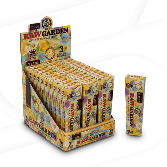 RAW | GARDEN KING SIZE CONES 3PZ