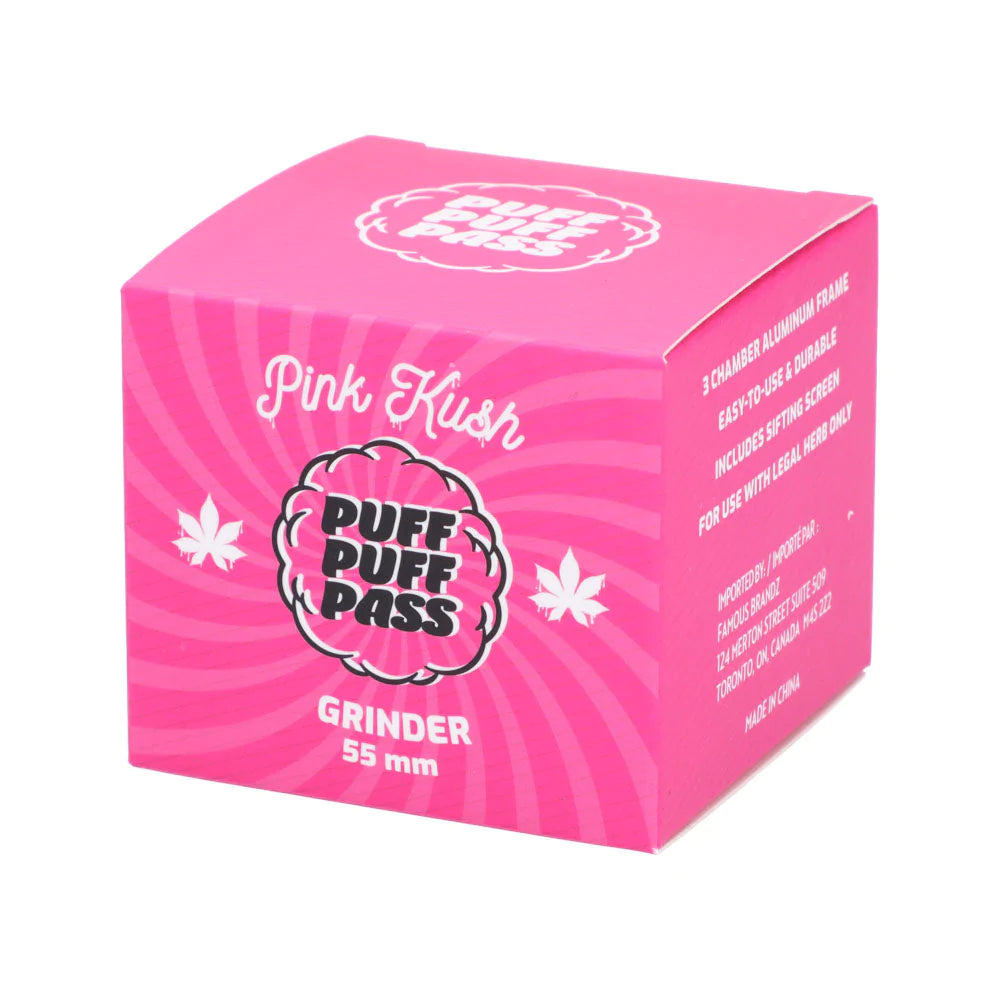 PUFF PUFF PASS PINK KUSH GRINDER